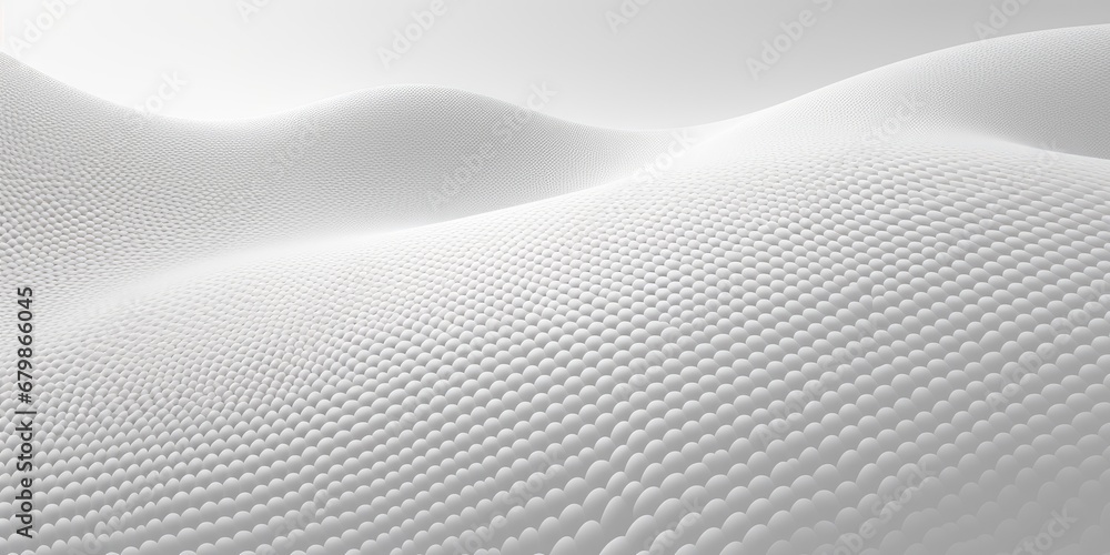 Poster a grid background with a sweeping white line generative ai