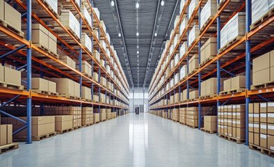 Warehouse for product storage and distribution