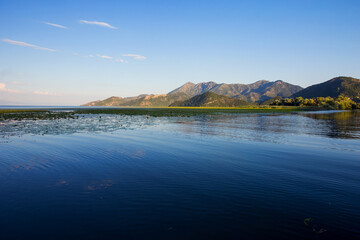 View to Lake Shkodra, Montenegro