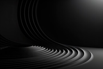 abstract black black background Generative AI - obrazy, fototapety, plakaty