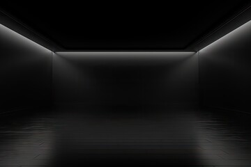 a black area with an empty space on it Generative AI