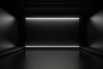 a black area with an empty space on it Generative AI