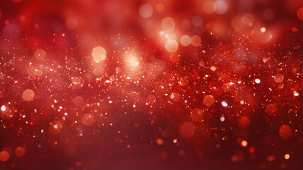 Elegant Red Sparkling Holiday Backdrop