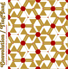Turkish Rug and carpet design vector motif,