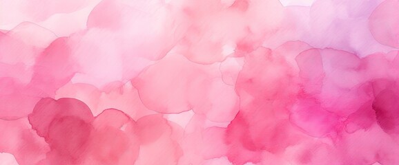 Fototapeta premium a pink watercolor pattern design background Generative AI