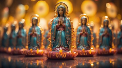 Little Candles Day or Immaculate Conception Eve , Día de las velitas, in honor of the Virgin Mary and her Immaculate Conception.