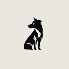Dog in cartoon, doodle style. 2d vector illustration in logo, icon style. AI Generative
