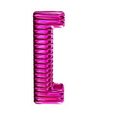 Purple symbol with ribbed horizontal