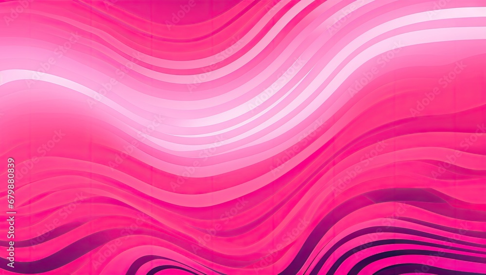 Poster pink retro halftone pattern abstract design generative ai