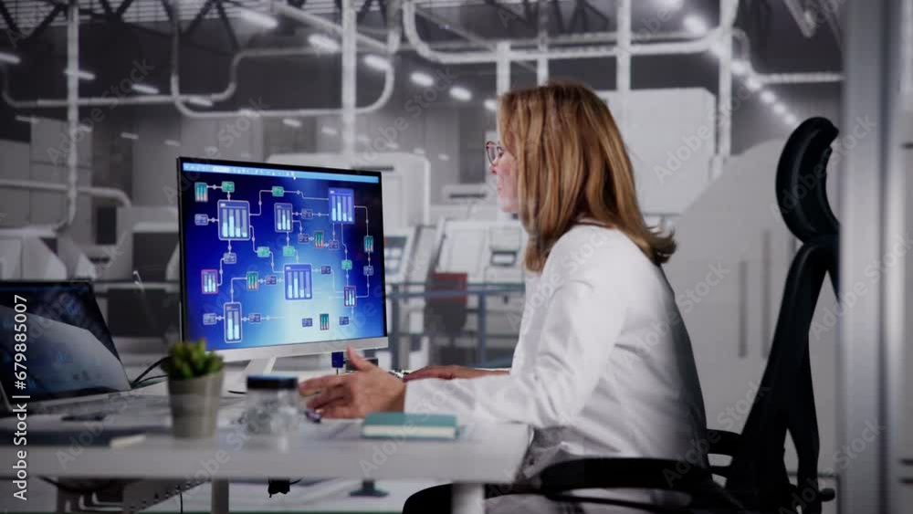 Poster software engineer in office