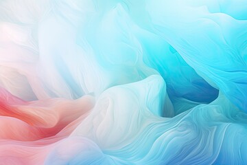 Fototapeta premium Aquamarine Bliss: a Light Multicolor Blur Abstraction