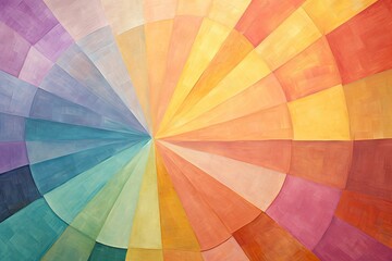 Color Wheel Abstract Gradation: Vibrant Spectrum Unveiled
