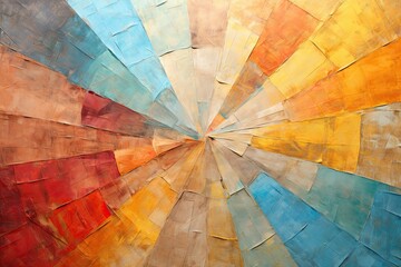 Color Wheel: Abstract Art Background Bursting with Vibrant Colors