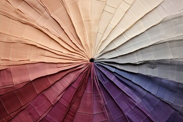 Color Wheel Delight: Fabric Texture Surface for Interior Wall Design