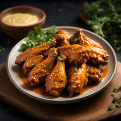 Miso Butter Chicken Wings - Umami-Packed Winged Delight