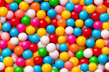 Fototapeta na wymiar colorful bubblegum background. candy ball