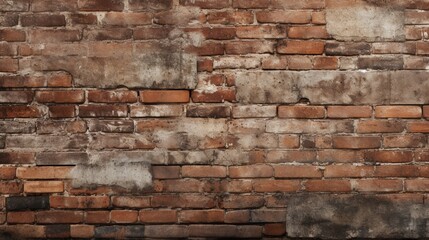 An image that features a wall with a realistic brick texture, showcasing the rugged charm of the weathered bricks and the texture's depth.