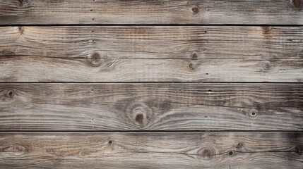 Fototapeta premium An outdoor shot of an aged and weathered wood grain-textured wall, showcasing the natural and rustic appearance of the wood pattern.