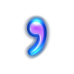 Purple symbol glowing around the edges