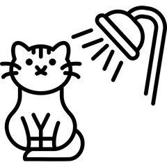 Cat Shower Icon