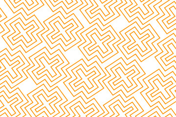 Luxury gold seamless pattern background. Geometric line stripe chevron square zigzag abstract art design. Vector illustration. Christmas seamless pattern background
