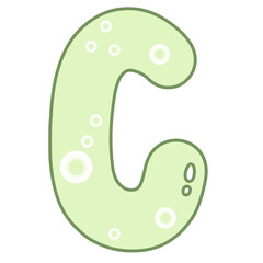 Cute Alphabet Letter C