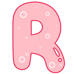 Cute Alphabet Letter R