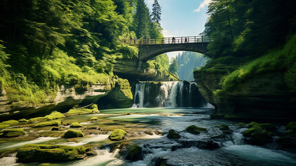 bridge over the river