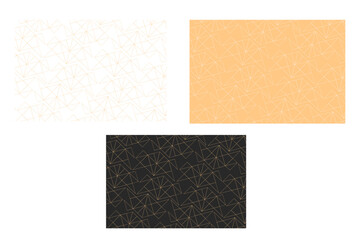 Luxury gold background pattern seamless geometric line chevron abstract design vector. Christmas pattern collection