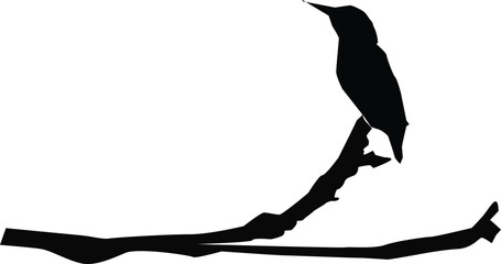 silhouette of a bird.