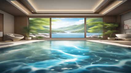 beautiful spa generative ai
