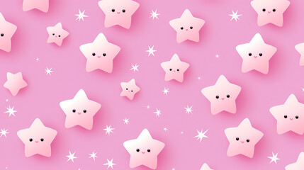 Obraz premium Little stars abstract poster web page PPT background, seamless pattern, business background