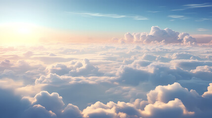 Fototapeta premium Cloud abstract poster web page PPT background, desktop background image
