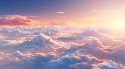 Cloud abstract poster web page PPT background, desktop background image