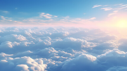 Cloud abstract poster web page PPT background, desktop background image