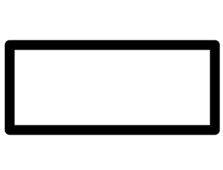 Obraz premium Frame , rectangular icon 