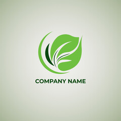 Logo design for natural product, organic food, natural cosmetics, eco-friendly products.