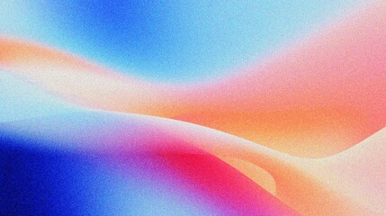 pink blue orange wavy gradient background with grain and noise texture for header poster banner backdrop design