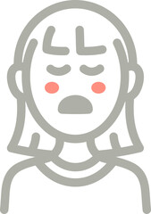 Cute Sad People Expression