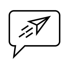 delivered message icon vector