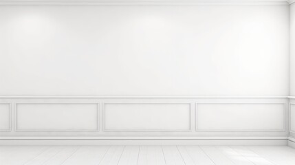 empty room with white walls. usually used for backgrounds, banners and other media