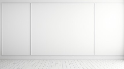 empty room with white walls. usually used for backgrounds, banners and other media - obrazy, fototapety, plakaty