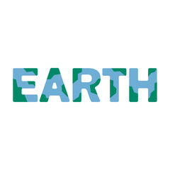 typographic for Earth 