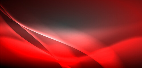 Neon-lit waves surge across background, mesmerizing dance of luminescence and motion. Dynamic backdrop captures essence of energy and modern aesthetics