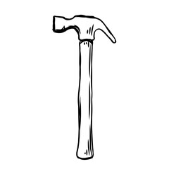 hammer repair collection hand drawn