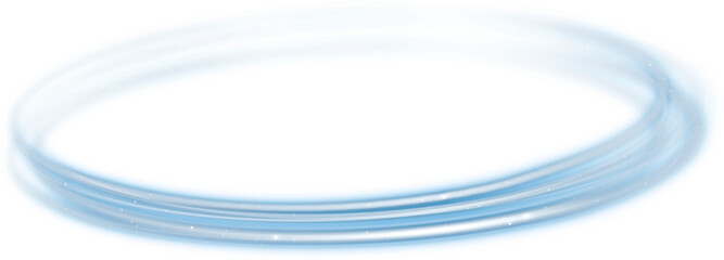 circle blue neon line effect © irham