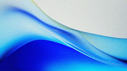 Obraz premium abstract blue wavy modern background with grain and noise texture for header poster banner backdrop