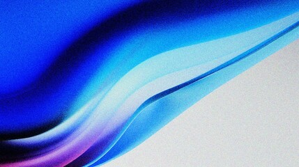 abstract blue wavy modern background with grain and noise texture for header poster banner backdrop