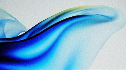 abstract blue wavy modern background with grain and noise texture for header poster banner backdrop