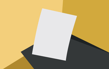 Professional Letterhead, Flyer, Fax Cover, Invoice, Note Paper a4 size blank JPG file